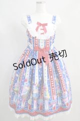 Angelic Pretty / Ice Cream Parlorジャンパースカート Free ブルー H-24-06-01-012-AP-OP-NS-ZH
