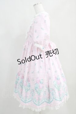 画像2: Angelic Pretty / Tulip Bouquetワンピース Free ピンク H-24-06-02-025-AP-OP-NS-ZH
