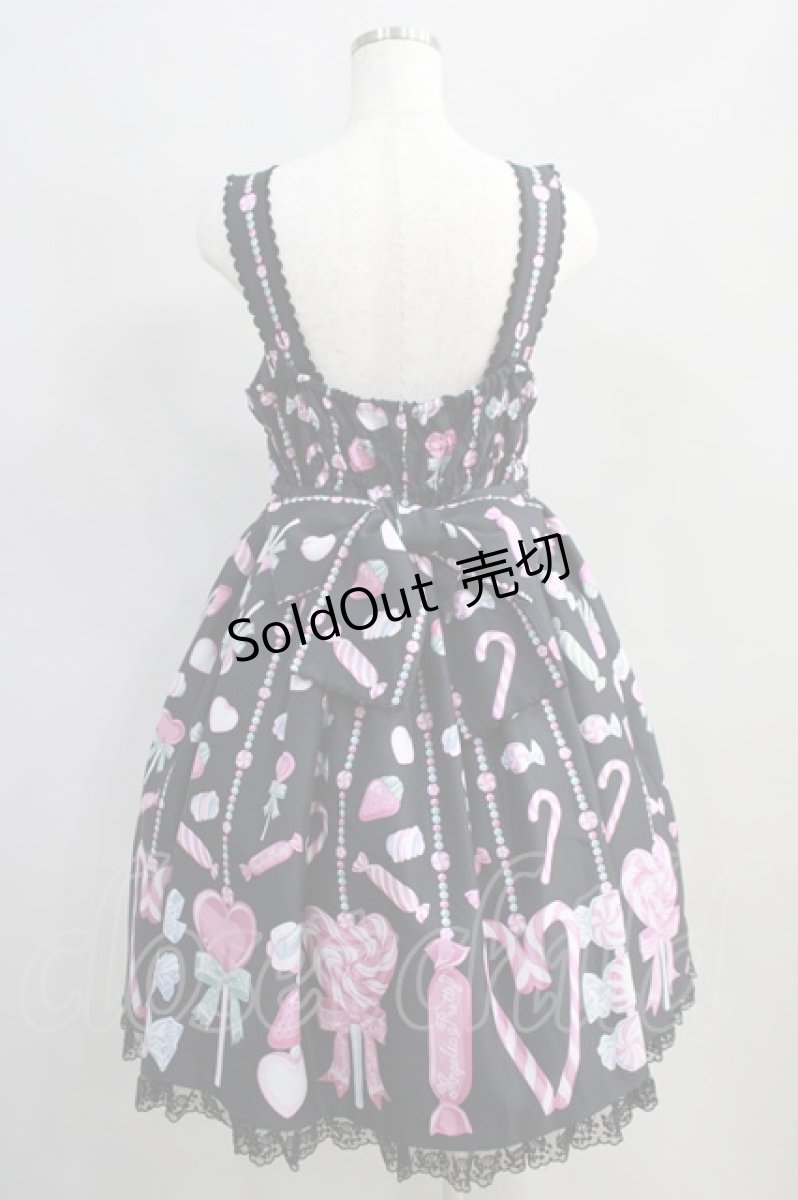 画像3: Angelic Pretty / Candy Ornamentジャンパースカート Free ブラック H-24-06-02-003-AP-OP-NS-ZH (3)