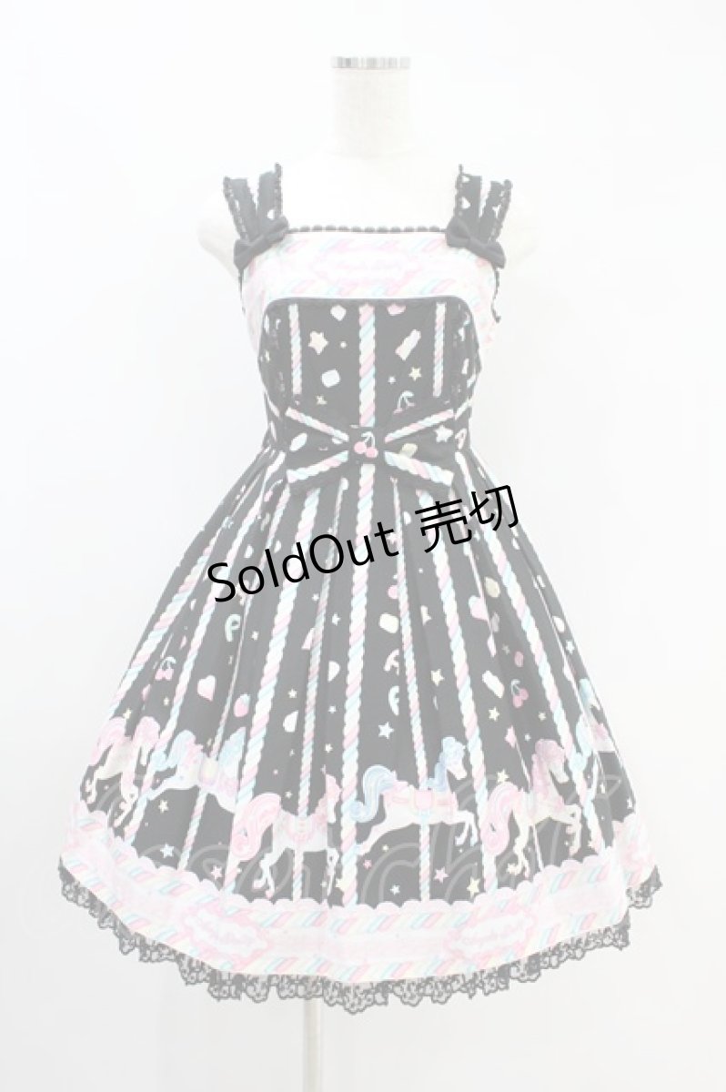 画像1: Angelic Pretty / Sugary Carnivalジャンパースカート Free ブラック H-24-06-02-1020-AP-OP-NS-ZH (1)