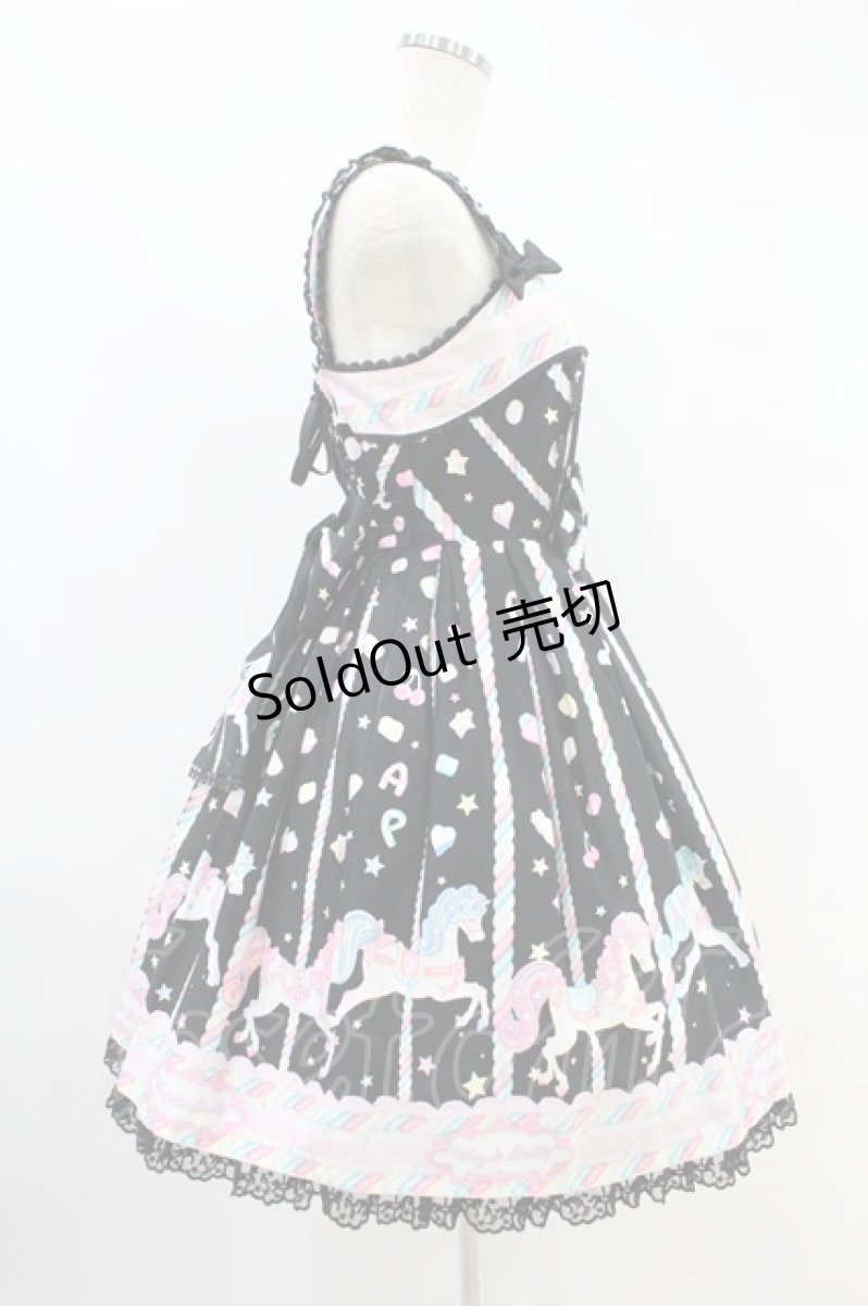 画像3: Angelic Pretty / Sugary Carnivalジャンパースカート Free ブラック H-24-06-02-1020-AP-OP-NS-ZH (3)