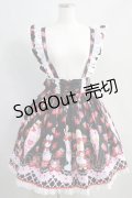 Angelic Pretty / Lyrical Bunny Parlorスカート Free ブラック H-24-06-02-005-AP-SK-NS-ZH