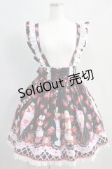 Angelic Pretty / Lyrical Bunny Parlorスカート Free ブラック H-24-06-02-005-AP-SK-NS-ZH