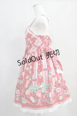 画像2: Angelic Pretty / 摘みたていちごジャンパースカート Free アカ H-24-06-02-015-AP-OP-NS-ZH
