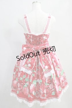 画像3: Angelic Pretty / 摘みたていちごジャンパースカート Free アカ H-24-06-02-015-AP-OP-NS-ZH