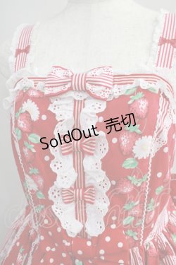 画像5: Angelic Pretty / 摘みたていちごジャンパースカート Free アカ H-24-06-02-015-AP-OP-NS-ZH
