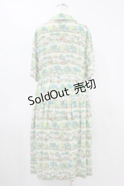 画像2: Jane Marple Dans Le Saｌon / Sunnyside town dayドレス  グリーン H-24-06-03-029-JM-OP-KB-ZH