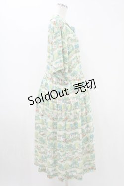 画像3: Jane Marple Dans Le Saｌon / Sunnyside town dayドレス  グリーン H-24-06-03-029-JM-OP-KB-ZH