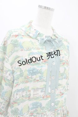 画像4: Jane Marple Dans Le Saｌon / Sunnyside town dayドレス  グリーン H-24-06-03-029-JM-OP-KB-ZH