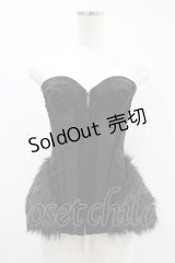 alice auaa / ファー切替コルセット 3（約9号） 黒 H-24-06-03-012-AA-TO-KB-ZH