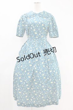 画像1: Jane Marple / Manon Garden dress  ブルー H-24-06-03-022-JM-OP-KB-ZH