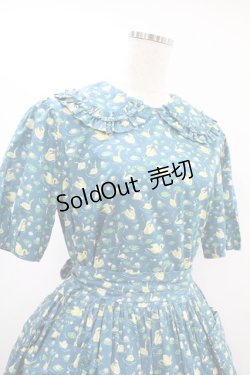 画像4: Jane Marple / Manon Garden dress  ブルー H-24-06-03-022-JM-OP-KB-ZH