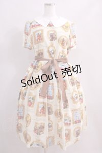 Jane Marple / Anniversaryフレームのコレットワンピース  アイボリー H-24-06-04-1007-JM-OP-KB-ZH