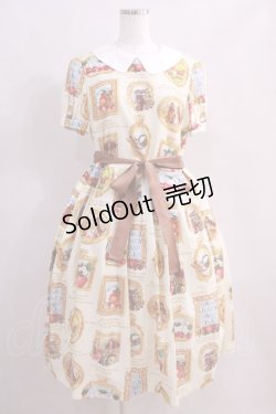画像1: Jane Marple / Anniversaryフレームのコレットワンピース  アイボリー H-24-06-04-1007-JM-OP-KB-ZH