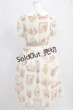画像3: Jane Marple / Anniversaryフレームのコレットワンピース  アイボリー H-24-06-04-1007-JM-OP-KB-ZH