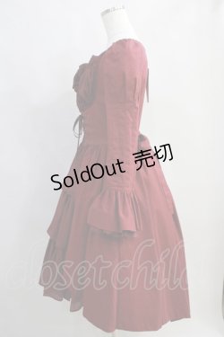 画像2: Victorian maiden / ロイヤルフリルドールドレス Free ボルドー H-24-06-08-006-CL-OP-NS-ZH