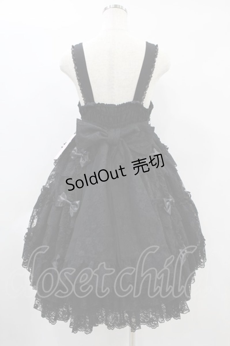 画像2: metamorphose / 追憶の姫君ジャンパースカート サイズ1（通常サイズ） ブラック H-24-06-09-1042-ME-OP-NS-ZH (2)