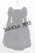 Moi-meme-Moitie / 薔薇刺繍ワンピース  ネイビー H-24-06-11-1025-MO-OP-KB-ZH