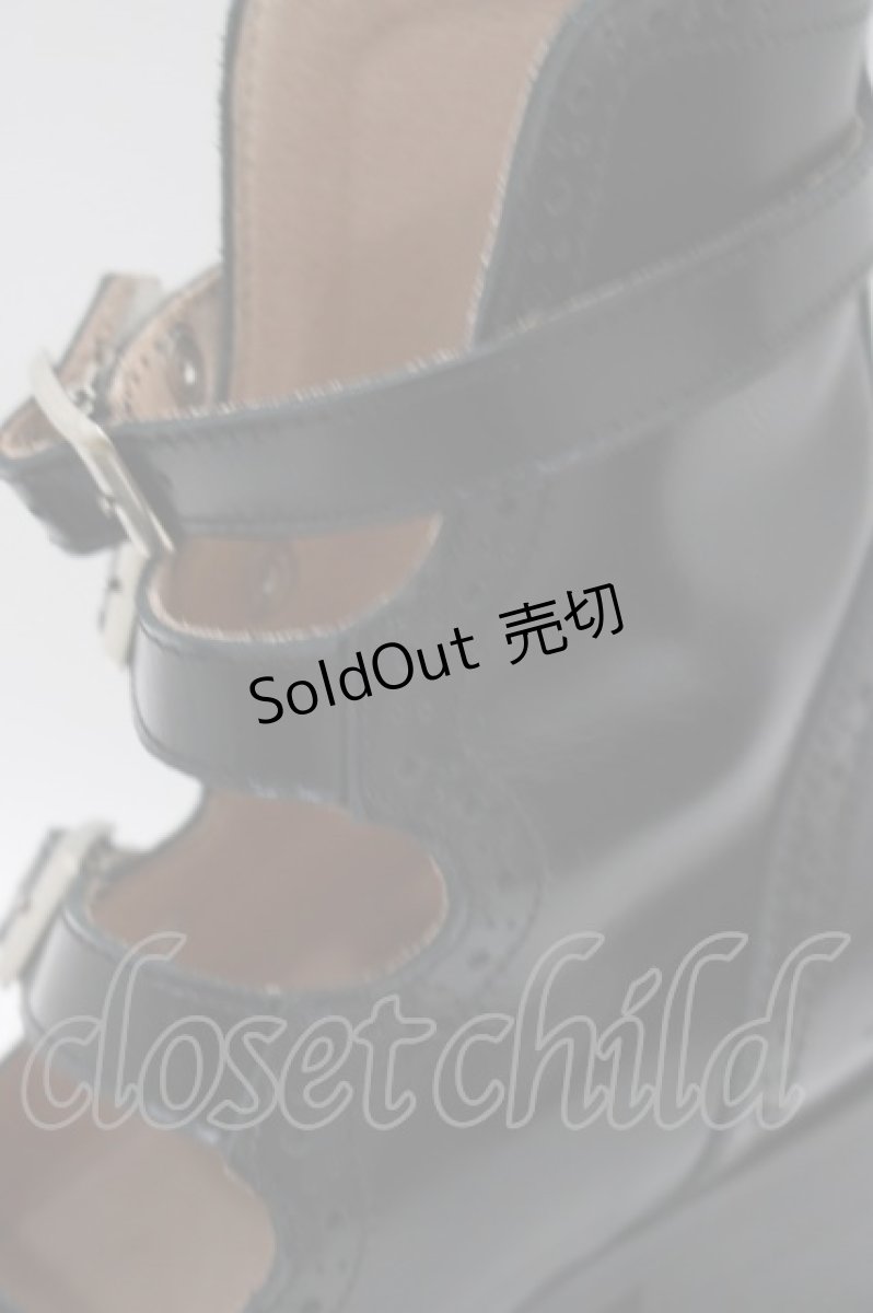 画像5: Jane Marple / 4ストラップシューズ L ブラック H-24-06-12-1020-JM-SH-KB-ZH (5)