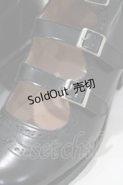 画像6: Jane Marple / 4ストラップシューズ L ブラック H-24-06-12-1020-JM-SH-KB-ZH