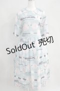 Jane Marple / Jolies broderiesコレットドレス  ブルーグレー H-24-06-12-1027-JM-OP-KB-ZH