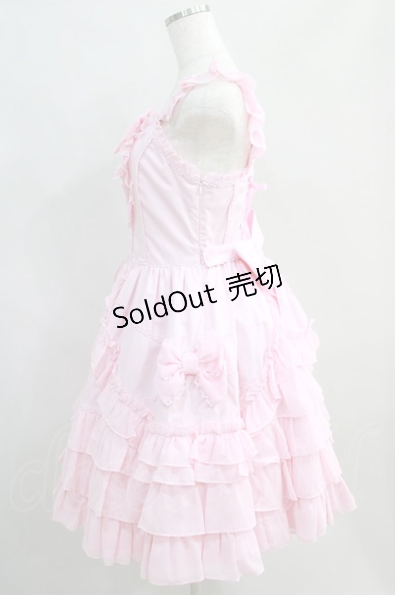 画像2: Angelic Pretty / ドレッシーエターナルジャンパースカート Free ピンク H-24-06-12-007-AP-OP-NS-ZH (2)