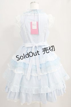 画像3: Angelic Pretty / Candyストライプリボンワンピース Free サックス H-24-06-14-008-AP-OP-NS-ZH