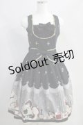 ALICE and the PIRATES / Marionette in my closet room柄 ジャンパースカートI Free ブラック H-24-06-15-013-PA-OP-NS-ZH