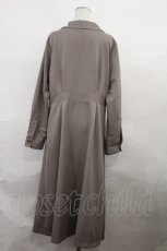 画像2: NieR CLOTHING / ロングライトコート  茶 H-24-06-20-031-PU-CO-KB-ZTC057 (2)