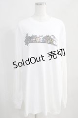 NieR Clothing / COTTON LONG CUTSEW XL 白 H-24-06-21-039-PU-TO-KB-ZH