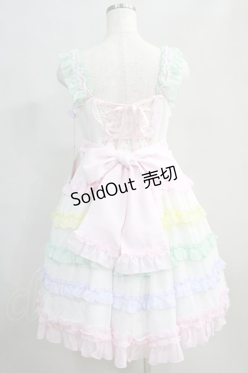 画像3: Angelic Pretty / しゃぼん玉ジャンパースカート(2023) Free シロ H-24-06-22-003-AP-OP-NS-ZH (3)
