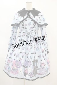 Angelic Pretty / Happy Treat Partyワンピース Free サックス H-24-06-22-1043-AP-OP-NS-ZH