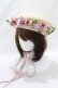 画像1: LIEF / 苺リボンベレー帽  ピンク H-24-06-24-1071-LO-AC-NS-ZT171 (1)