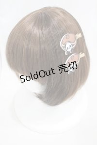 NieR Clothing / ヘアクリップ2個セット  どら焼き田中さん H-25-05-11-1013-PU-AC-KB-ZH