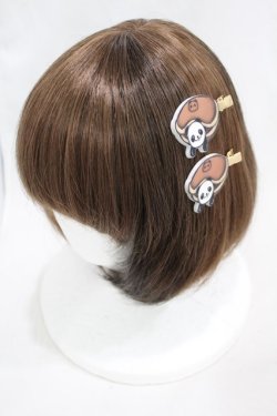 画像1: NieR Clothing / ヘアクリップ2個セット  どら焼き田中さん H-25-05-11-1013-PU-AC-KB-ZH