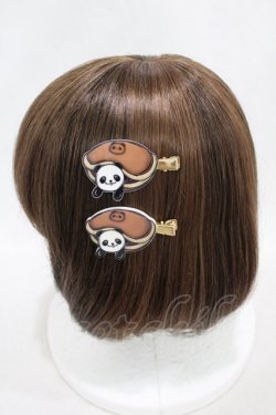 画像2: NieR Clothing / ヘアクリップ2個セット  どら焼き田中さん H-25-05-11-1013-PU-AC-KB-ZH