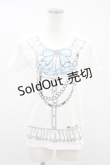 kitaloli / 北ロりオリジナルTシャツ  白 H-24-07-01-1021-LO-TS-NS-ZH