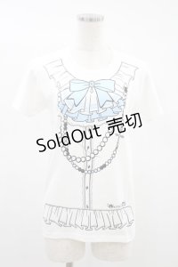 kitaloli / 北ロりオリジナルTシャツ  白 H-24-07-01-1021-LO-TS-NS-ZH
