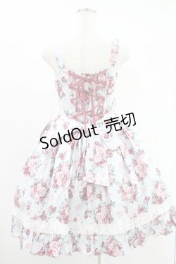 画像3: BABY,THE STARS SHINE BRIGHT / シュガーブーケ〜永遠の乙女の憧れ〜柄ジャンパースカートIV+リボンクリップセット Free アンティークブルー H-24-07-01-1002-BA-OP-NS-ZH