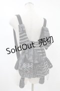 HN+nois / 切替リュック  黒×グレー H-24-07-02-010-HN-BG-KB-ZH