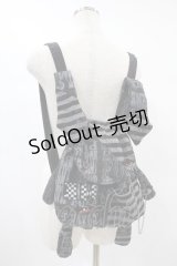 HN+nois / 切替リュック  黒×グレー H-24-07-02-010-HN-BG-KB-ZH