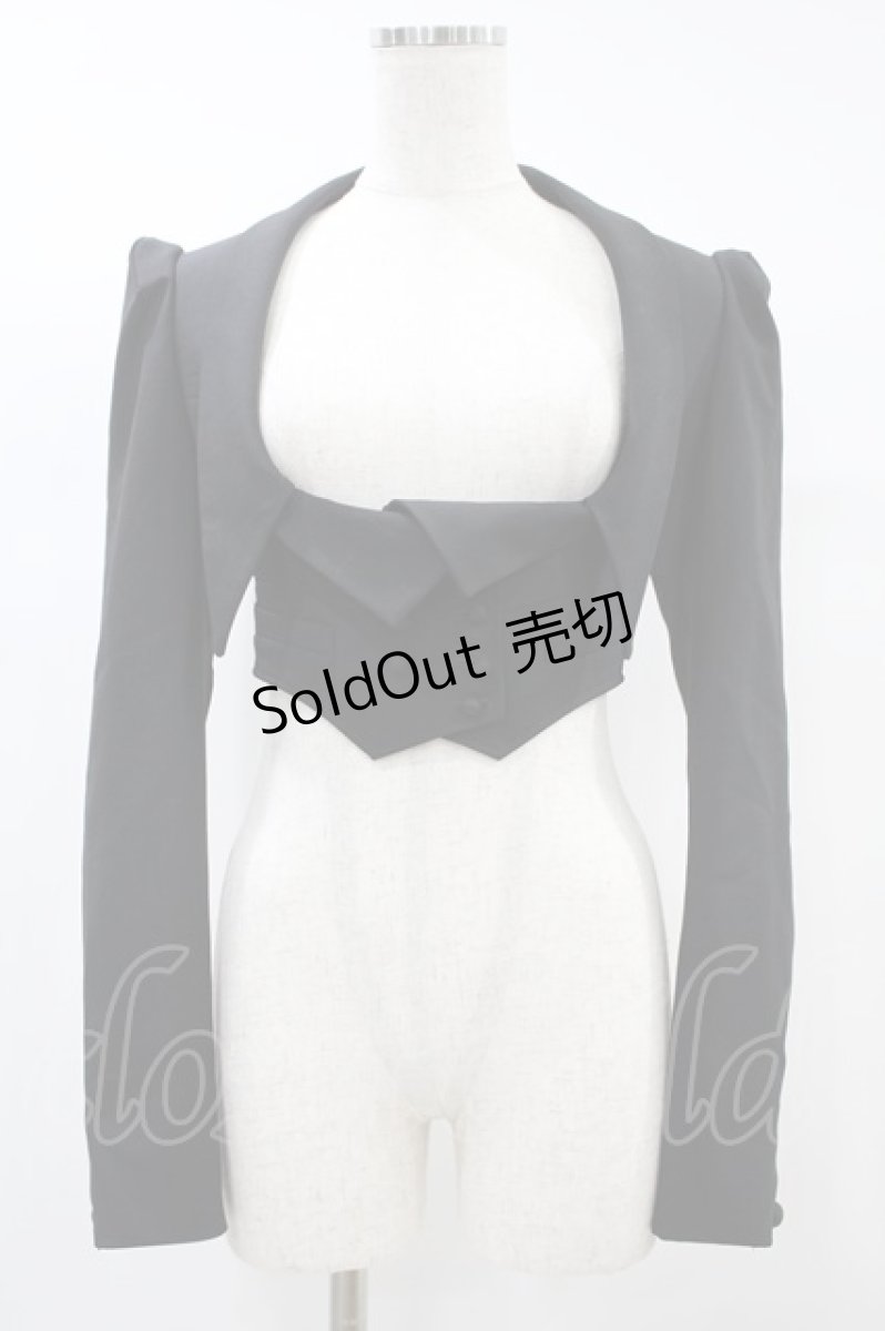 画像1: alice auaa / 後ろベルトショート丈 3（約9号） 黒 H-24-07-03-1011-AA-JA-KB-ZH (1)