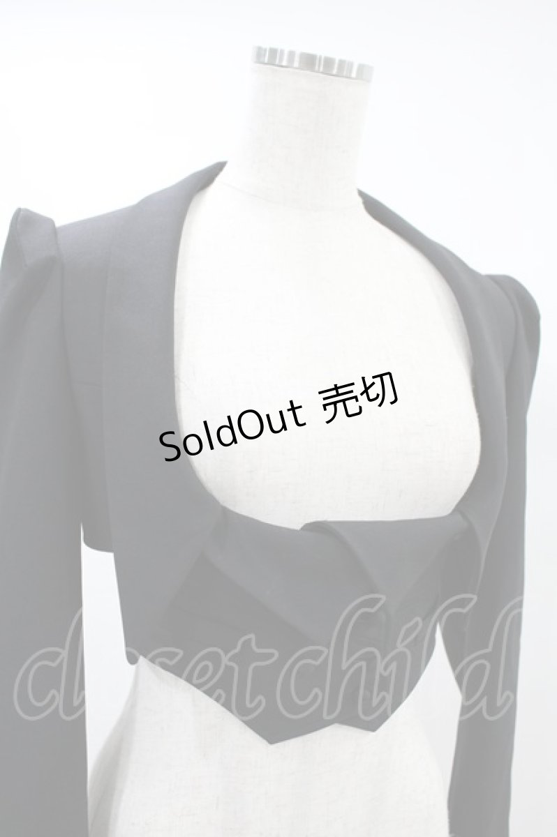 画像4: alice auaa / 後ろベルトショート丈 3（約9号） 黒 H-24-07-03-1011-AA-JA-KB-ZH (4)