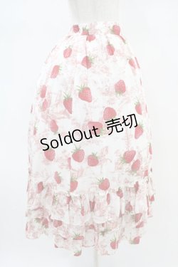 画像3: Jane Marple / A day in jouyフリルトリミングスカート  アプリコット×アイボリー H-24-07-03-1024-JM-SK-KB-ZH