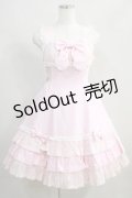 Angelic Pretty / ファンタジックハートジャンパースカート Free ピンク H-24-07-04-031-AP-OP-NS-ZH