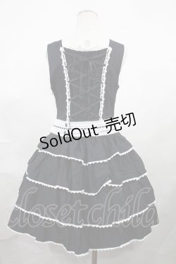 画像3: BABY,THE STARS SHINE BRIGHT / リリーレーヌジャンパースカート F 黒 H-24-07-04-1002-BA-OP-NS-ZH