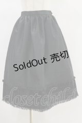 Moi-meme-Moitie / 写本プリントスカート M ブラック×ブラック H-24-07-05-079-MO-SK-KB-ZH