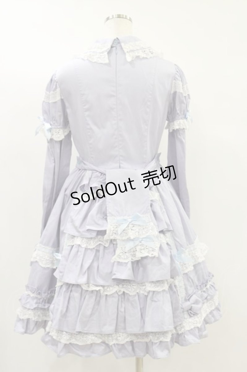 画像2: Angelic Pretty / フラワーレースワンピース(2008) Free サックス H-24-07-06-071-AP-OP-NS-ZH (2)