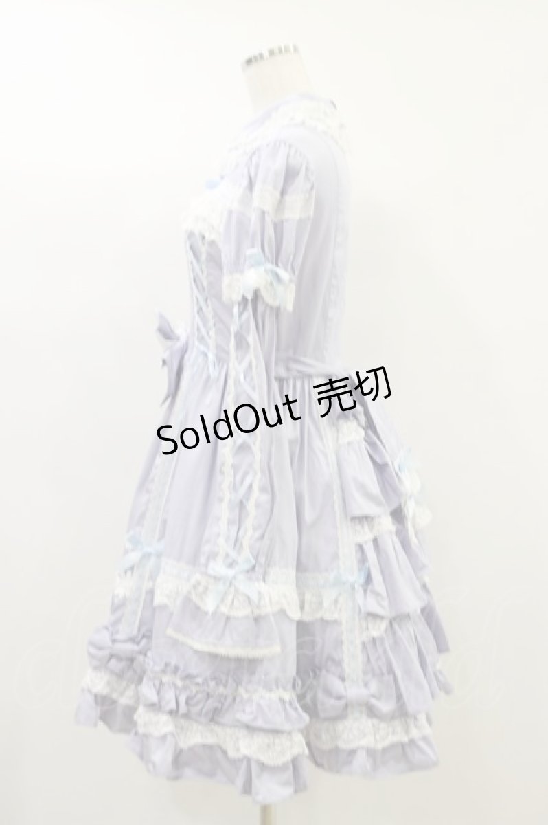 画像3: Angelic Pretty / フラワーレースワンピース(2008) Free サックス H-24-07-06-071-AP-OP-NS-ZH (3)