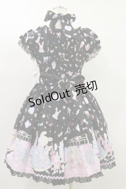 画像2: Angelic Pretty / ドリーミィドールハウスワンピース Free ブラック H-24-07-06-088-AP-OP-NS-ZH
